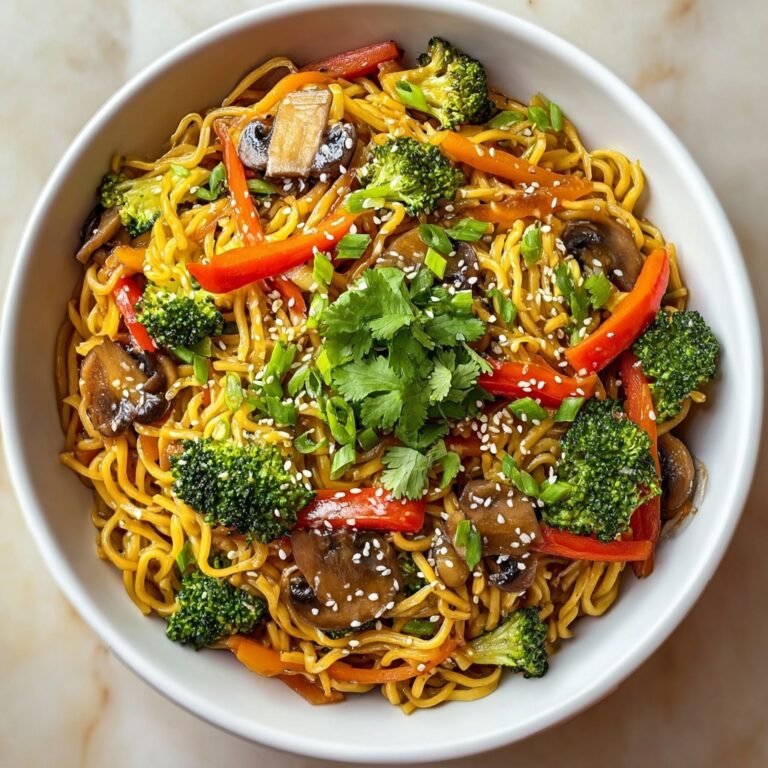 Savory Asian-Style Stir-Fried Cafeteria Noodles Recipe