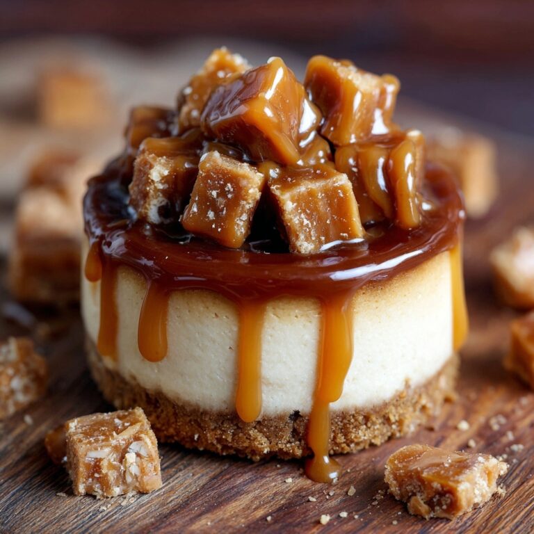 Peanut Butter Caramel Mini Cheesecakes Recipe