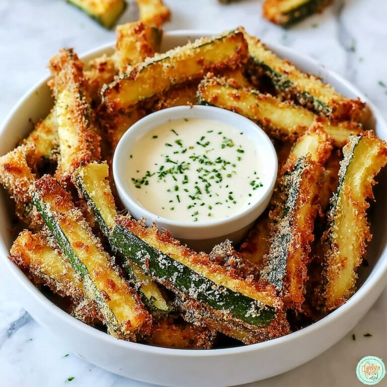 Low Calorie Air Fryer Zucchini Fries Recipe