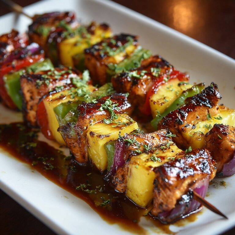 Hawaiian Chicken Kebabs Recipe