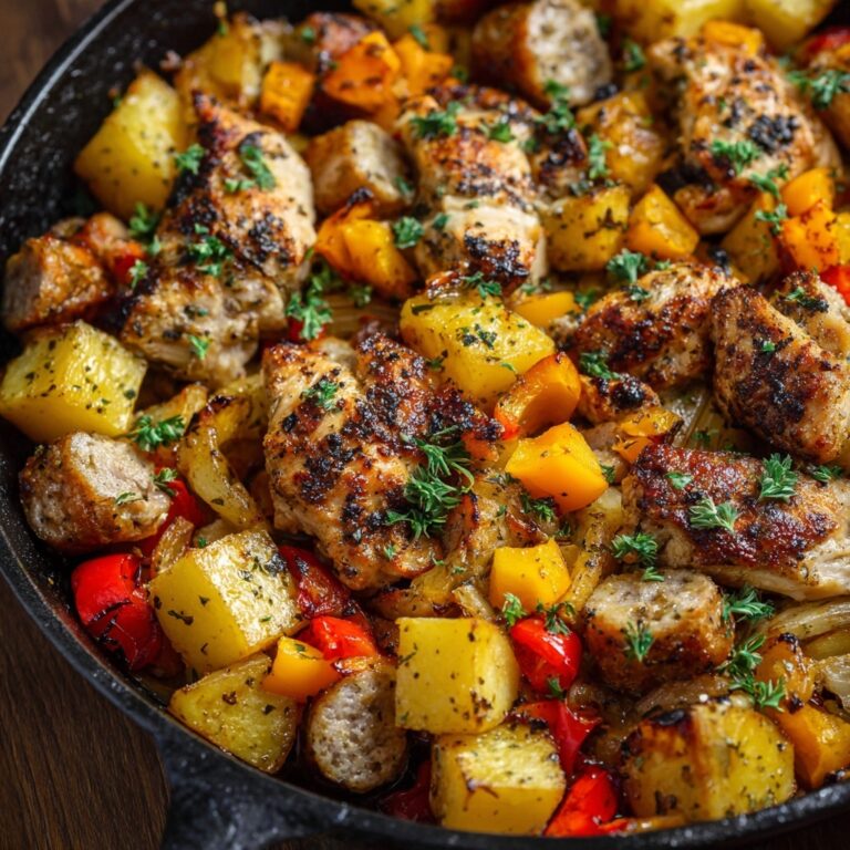 Italian Chicken and Sausage Sheet Pan Bake Recipe