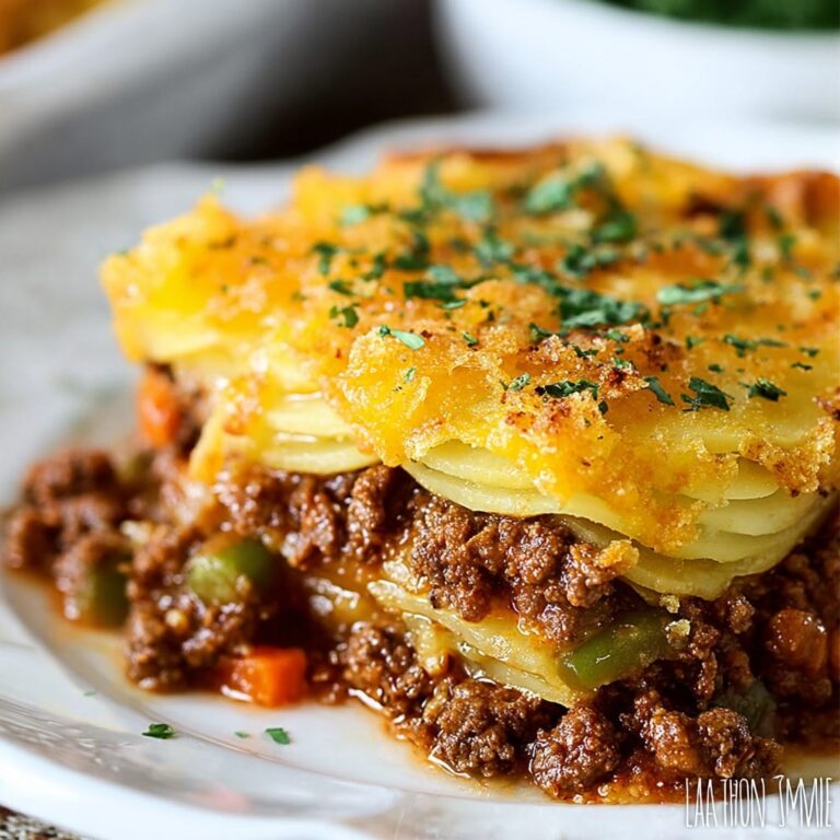 Hobo Casserole with Ground Beef, Potatoes, and Cheddar Recipe