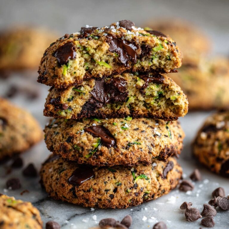 Zucchini Oat Chocolate Chip Cookies Recipe