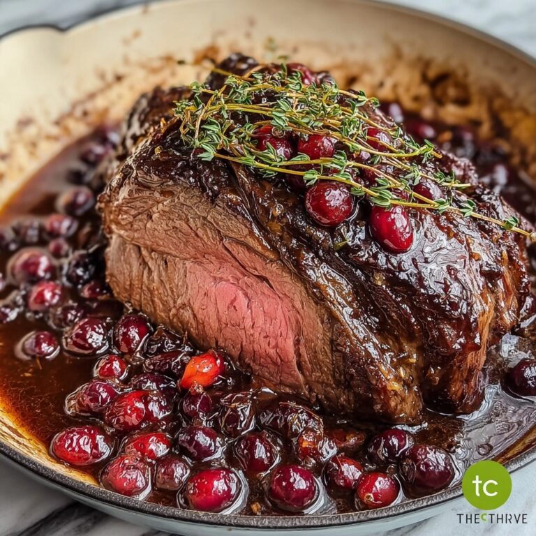 Cranberry Balsamic Roast Beef Recipe
