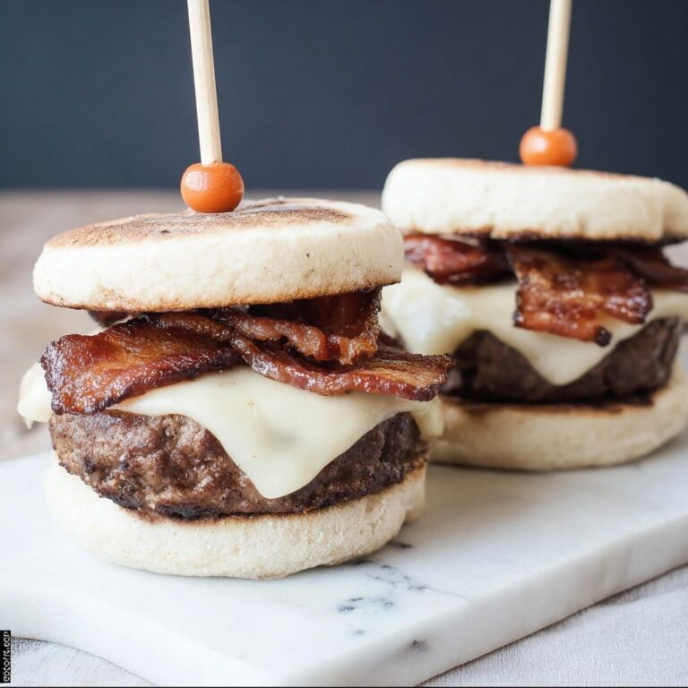 Guinness Burger with Irish Cheddar and Bacon Recipe