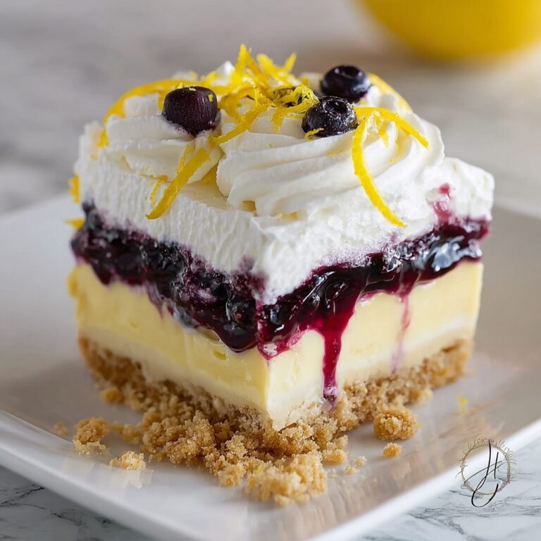 Lemon Blueberry Delight Recipe