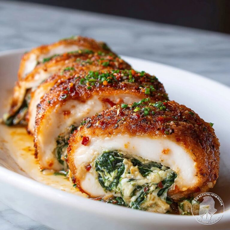Spinach Stuffed Chicken Breasts Recipe