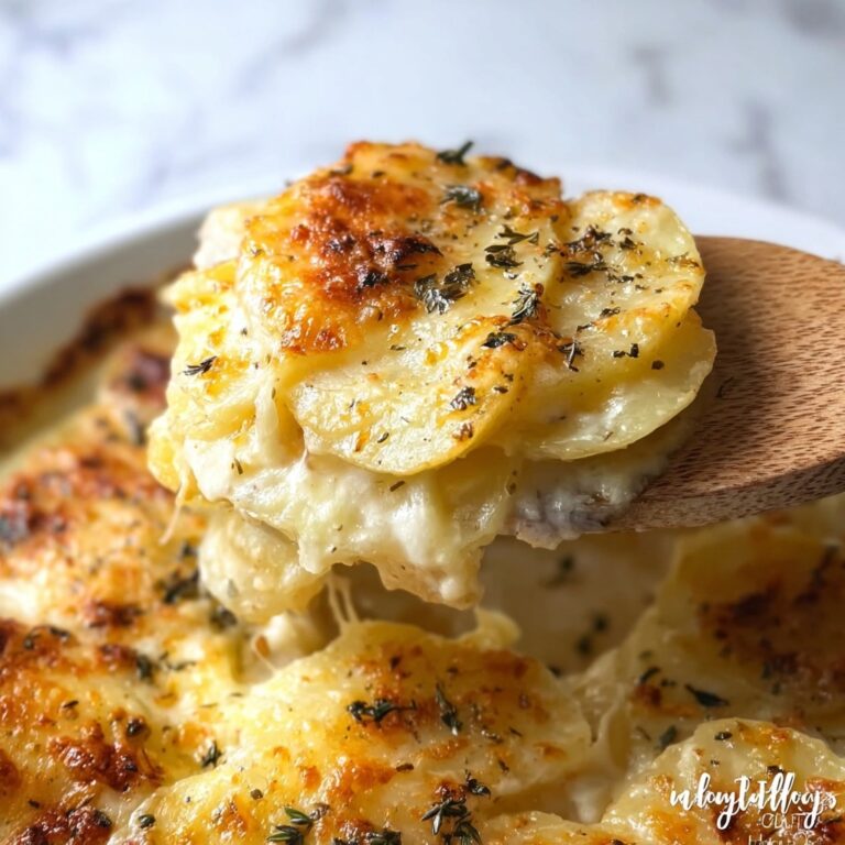 Creamy Cheddar Scalloped Potatoes Recipe